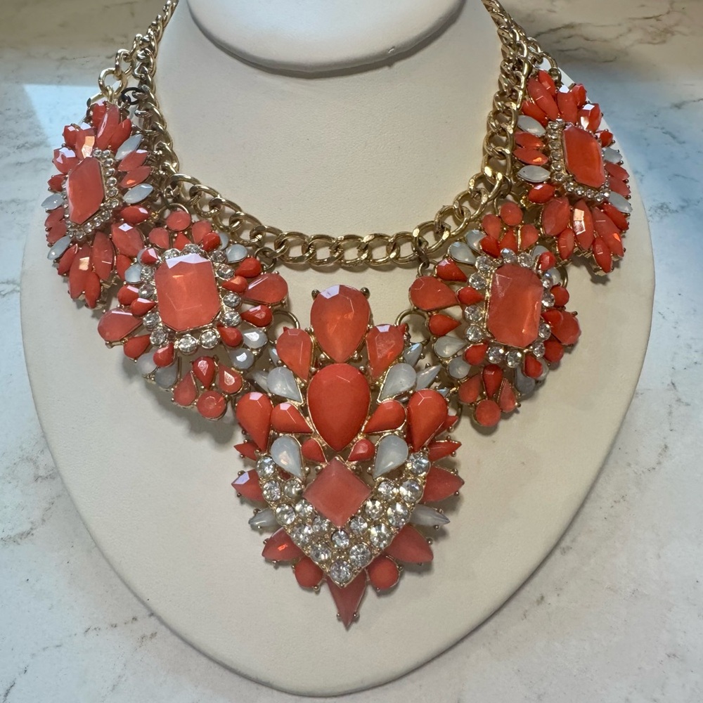 Large Vintage Costume Necklace